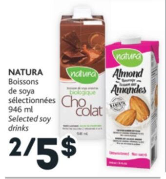 Brunet Natura boissons de soya sélectionnées offer