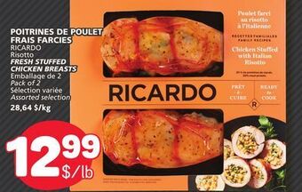 Marché Bonichoix Ricardo fresh stuffed chicken breasts offer