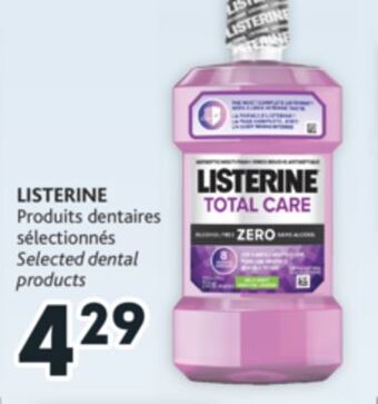 Brunet Listerine produits dentaires sélectionnés offer