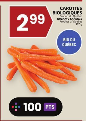 Rachelle-Bery Grocery Organic carrots offer