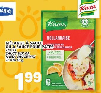 Marché Bonichoix Knorr sauce mix or pasta sauce mix offer