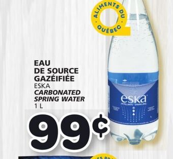 Marches Tradition Eska carbonated spring water offer