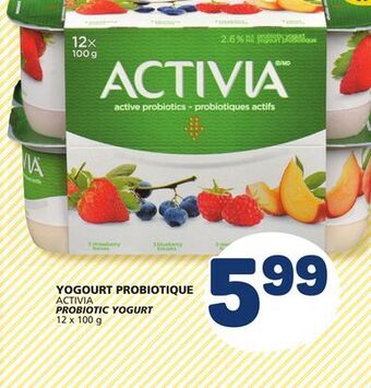 Marché Bonichoix Activia probiotic yogurt offer