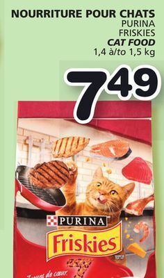 Marches Tradition Purina friskies cat food offer