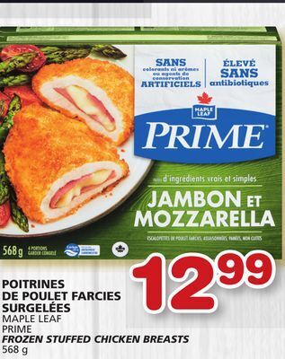 Marches Tradition Prime frozen stuffed chicken breasts offer