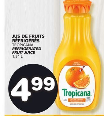 Marches Tradition Tropicana refrigerated fruit juice offer