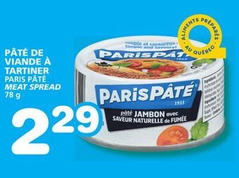 Marches Tradition Paris pâté meat spread offer