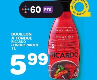 Marches Tradition Ricardo fondue broth offer