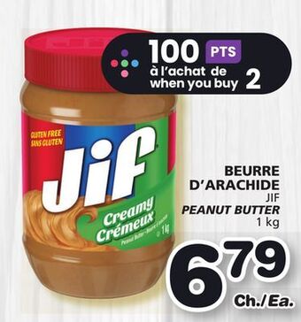 Marches Tradition Jif peanut butter offer