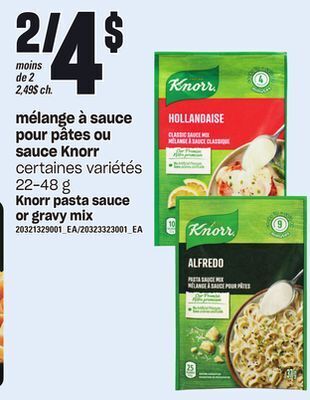 Provigo Mélange à sauce pour pâtes ou sauce knorr, 22-48 g offer