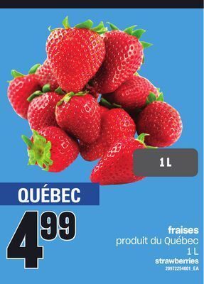 Provigo Fraises, 1 l offer