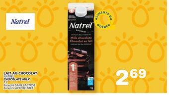 Marches Tradition Natrel chocolate milk offer