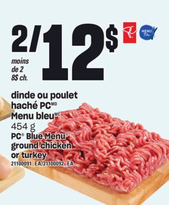 Provigo Dinde ou poulet haché pc menu bleu, 454 g offer