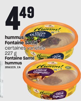 Provigo Hummus fontaine santé, 227 g offer