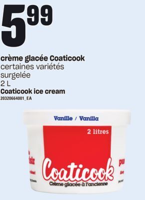 Provigo Crème glacée coaticook, 2 l offer