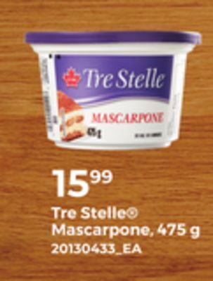 Provigo Tre stelle mascarpone, 475 g offer