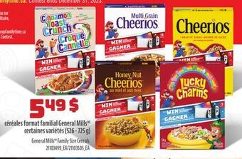 Provigo Céréales format familial general mills, 526 - 725 g offer