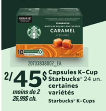 Provigo Capsules k-cup starbucks , 24 un offer