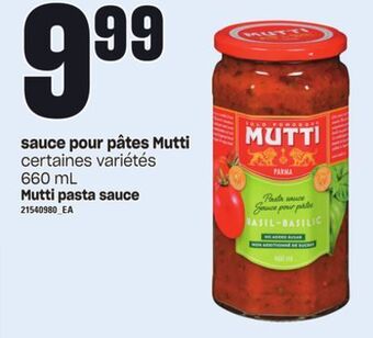 Provigo Sauce pour pâtes mutti, 660 ml offer