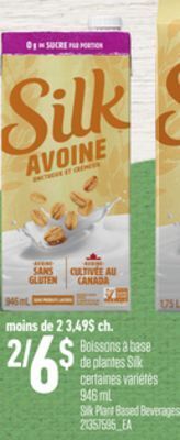 Provigo Boissons à base de plantes silk, 946 ml offer