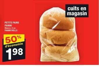 Super C Petits pains panini | panini rolls offer