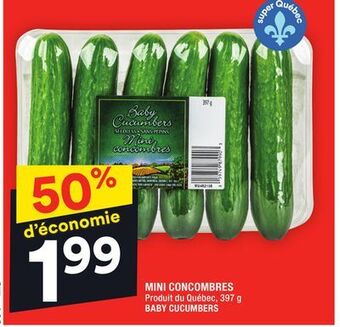 Super C Mini concombres | baby cucumbers offer