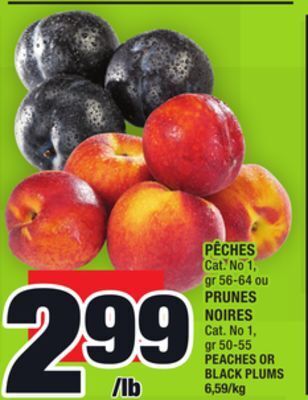 Super C Pêches | peaches offer