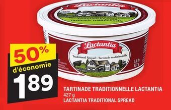 Super C Tartinade traditionnelle lactantia offer