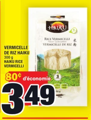 Super C Vermicelle de riz haiku | haiku rice vermicelli offer