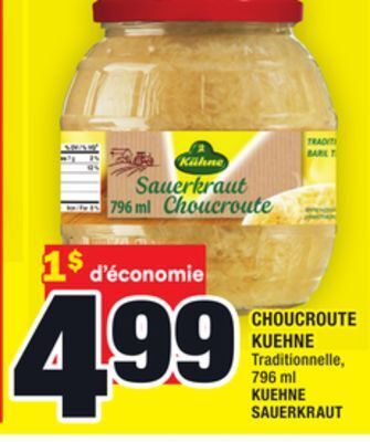 Super C Choucroute kuehne | kuehne sauerkraut offer
