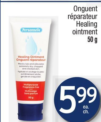 Jean Coutu Personnelle healing ointment offer