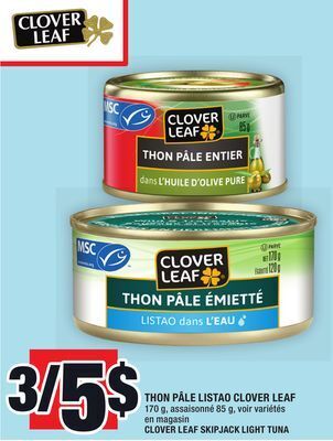 Super C Thon pâle listao clover leaf | clover leaf skipjack light tuna offer