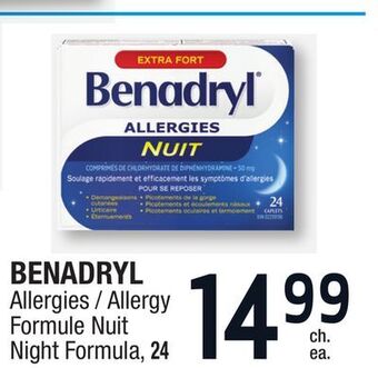 Jean Coutu Benadryl allergy offer