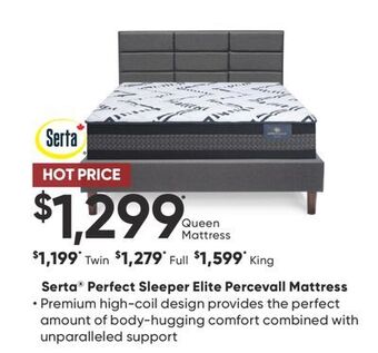 Dormez Vous Serta perfect sleeper elite percevall mattress offer