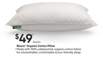 Dormez Vous Bloom organic cotton pillow offer