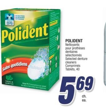 Jean Coutu Polident selected denture cleaners offer