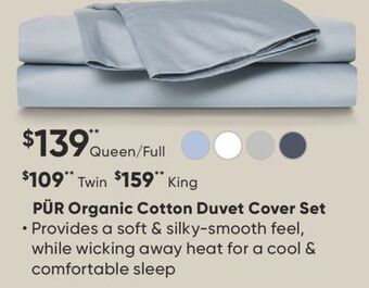 Dormez Vous Pur organic cotton duvet cover set offer