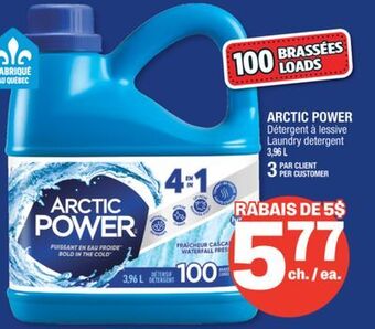 Jean Coutu Arctic power laundry detergent offer