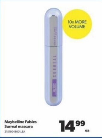 Real Canadian Superstore Maybelline Falsies Surreal mascara offer