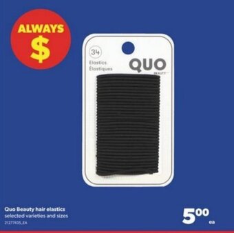 Real Canadian Superstore Quo Beauty hair elastics offer