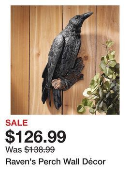 Wayfair Raven's perch wall décor offer