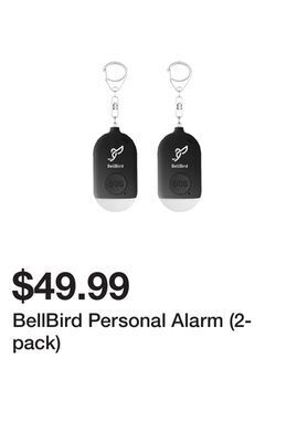 TSC Stores Bellbird personal alarm (2-pack) offer