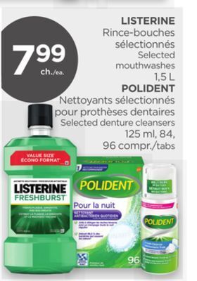 Proxim Listerine, polident offer