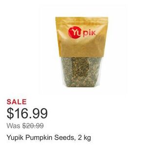 Costco Yupik pumpkin seeds, 2 kg offer