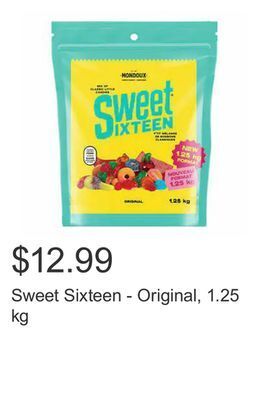 Costco Sweet sixteen - original, 1.25 kg offer