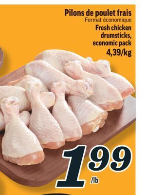 Marché Richelieu Pilons de poulet frais | fresh chicken drumsticks offer