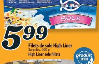 Marché Richelieu Filets de sole high liner | high liner sole fillets offer