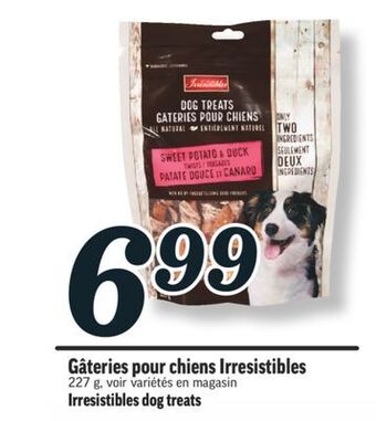 Marché Richelieu Gâteries pour chiens irresistibles | irresistibles dog treats offer