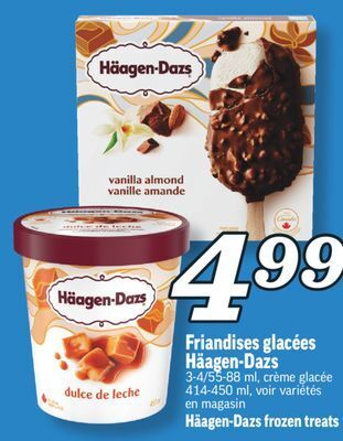 Marché Richelieu Friandises glacées häagen‑dazs | häagen‑dazs frozen treats offer