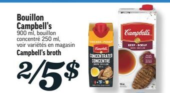 Marché Richelieu Bouillon campbell's | campbell's broth offer